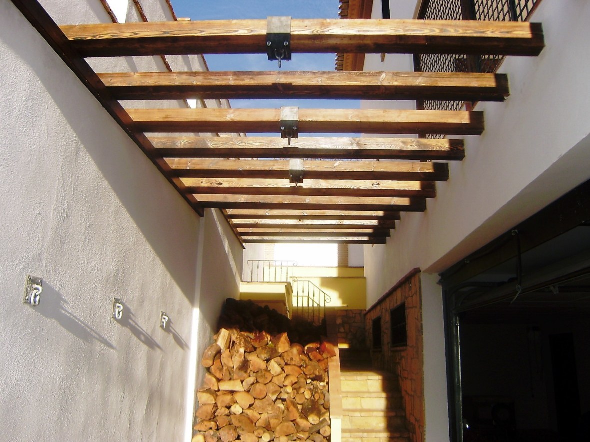 Pintura detalles de madera